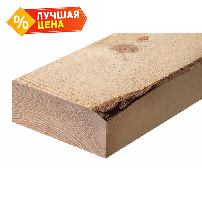 Доска обрезная естественной влажности 40х100х5000 сорт 4